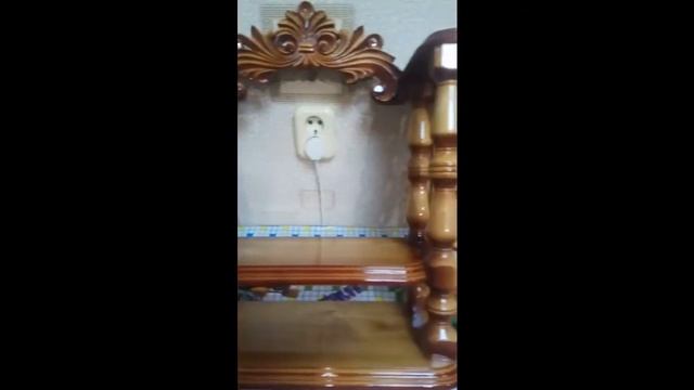 5. - Финиш - готовое изделие - резная полка для цветов. смотреть онлайн