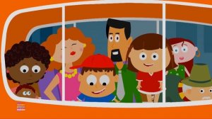 Baby Box Russia - колеса на автобусе | русский мультфильмы для детей | Wheels On The Bus | Bus Song