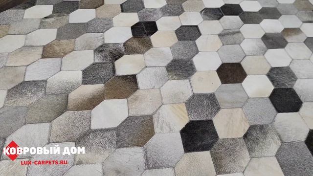 Ковер-шкура Leather Carpet multi 1.6#2.3 м смотреть онлайн