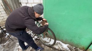 Мопед из бензокосы! Как я разогнал велик до 60 км/ч. Мопе