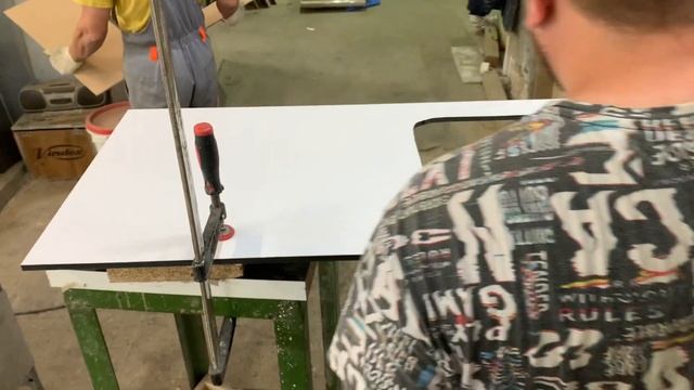 Монтаж мойки в столешницу компакт / Installing The Sink In The Compact