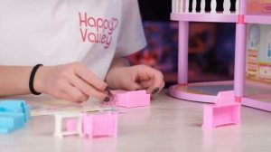 Дом для кукол «Кукольный домик» с мебелью и аксессуарами 🎀