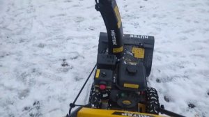 Снегоуборщик huter sgc 7.0 m.s испытания снегом. #automobile#юмор#п