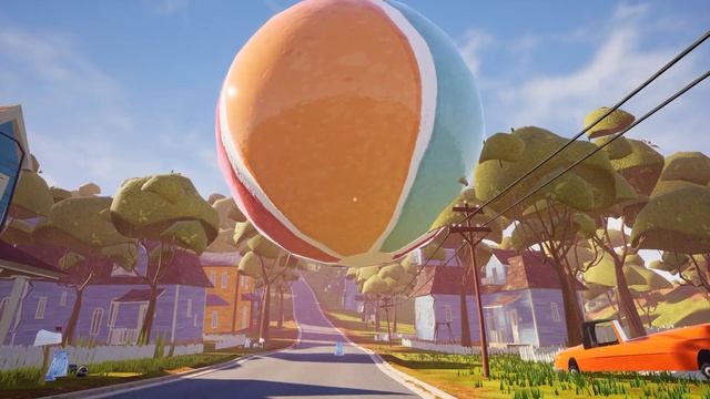 Привет Сосед гигантский мяч Hello Neighbor гигантский мяч смотреть онлайн