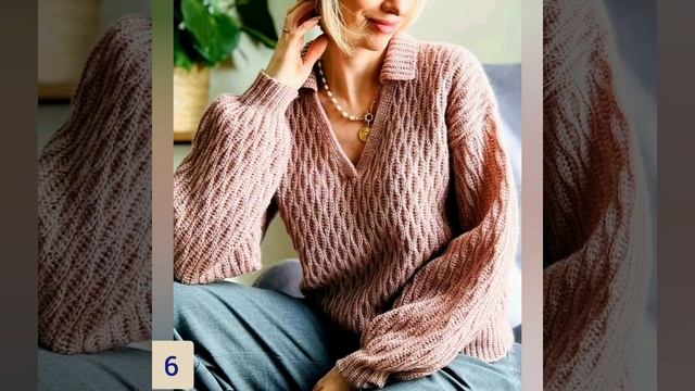 Улетные свитера со схемами вязания. Awesome sweaters with knitting pa смотреть онлайн