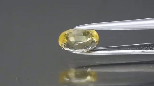 Сапфир желтый 1,4 карат овал 7,4х5,5 мм на www.nvovkjewelry.com.ua #Short