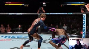 UFC 5 онлайн карьера прокачал бойца на 6000 эволюшн поинтс