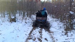 Самодельный гусеничный минитрактор