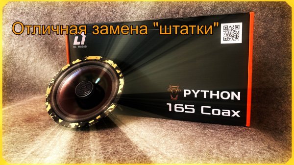 Обзор Коаксиальной акустической система DL Audio ™ Python 165 Coax