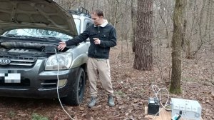 Зарядка автономной электростанции от автомобиля | Под