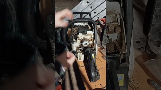 Бензопила Stihl MS 180 плохо заводится на холодную. Штиль 180 смотреть онлайн