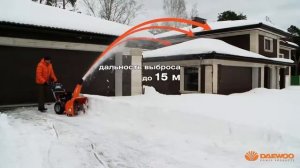 Обзор бензинового снегоуборщика DAEWOO DAST 8570