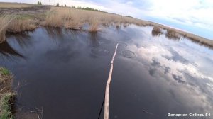 Эти караси не отпускали меня домой. Рыбалка на паук подъёмник на секретной трубе.