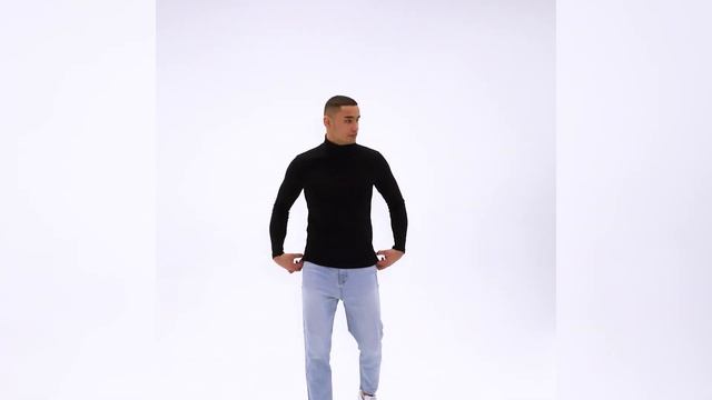 Водолазка мужская MINAKU: Basic line MAN цвет чёрный