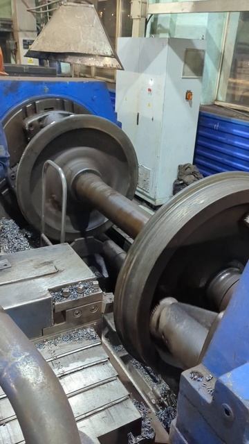 процесс обточки колёсной пары рв2ш грузового вагона смотреть онлайн