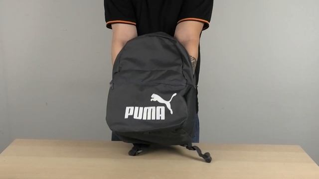 Розпаковка Puma Phase Backpack 07994337 Сірий
