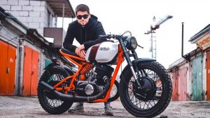 МОТОЦИКЛ ИЖ CAFE RACER ПЕРВЫЙ ВЫЕЗД И ФИНАЛ!_#36