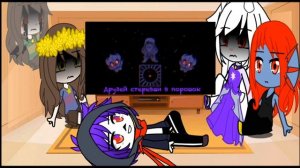 Реакция Андертейл+??? на Murder time trio