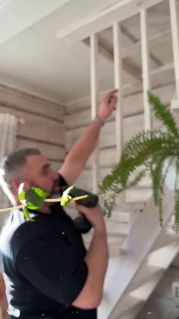 Лестница готова значит 2 этажу быть #шпаковахата смотреть онлайн