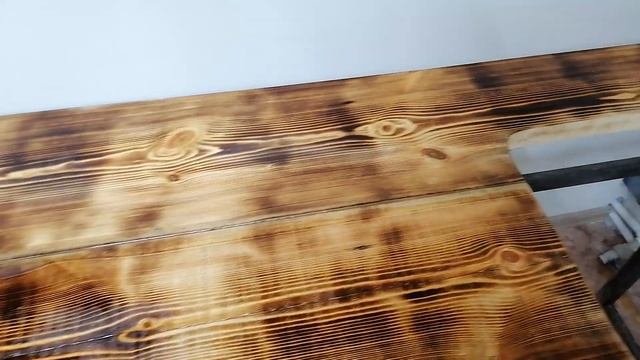 Столешница из дерева с живым краем. смотреть онлайн