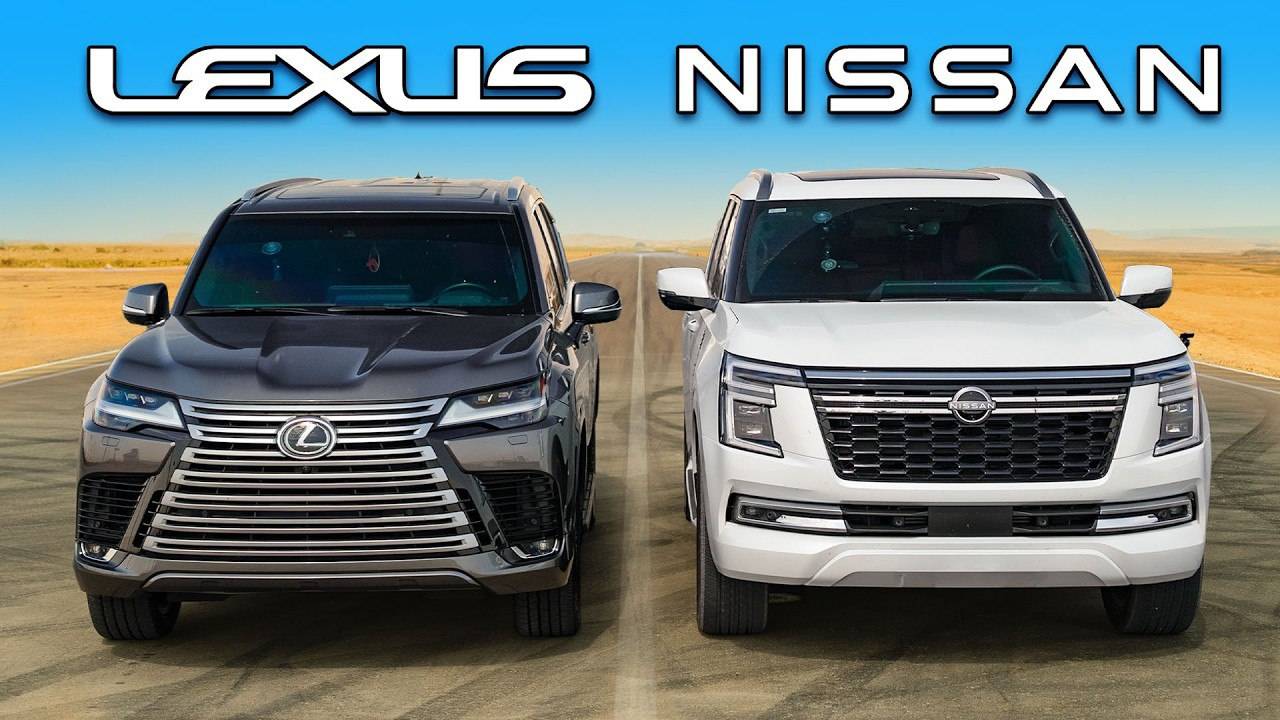 Кто победит в заезде： новый Nissan Patrol или же новый Lexus LX？ смотреть онлайн
