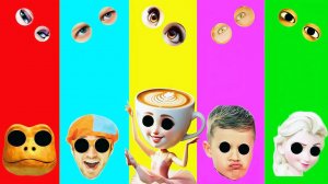 Музыкальные мультики для малышей "Не те глаза". Мультики загадки для детей. Развивающие мультики