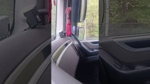 как снять зеркало и заднюю крышку на ДАФ.