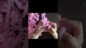 Коврик Барашек из Alize Puffy. Часть 1 ( спинка)