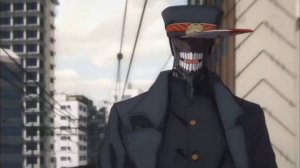 Человек Бензопила против Человека Катана.