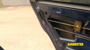 Заклинил замок задней двери ВАЗ 2112 как снять обшивку и
