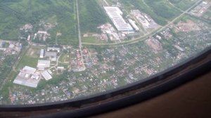 Ан-24. «ХабАвиа». Полёт над Хабаровском. Микрорайон «Севе