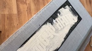 Проклейка тафтингового ковра.  Задник для ковра. Клею ?