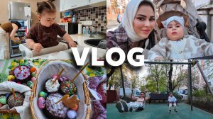 ПАСХА | КРАСИМ ЯЙЦА С ДОЧКОЙ | ПЕРЕСТАНОВКА ДОМА | ПОДГОТОВКА К ОТПУСКУ