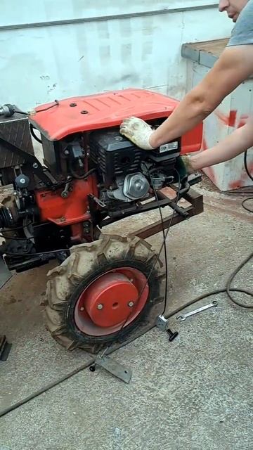 Минитрактор 4x4 переломка. Модернизация. Работа гидрав? смотреть онлайн