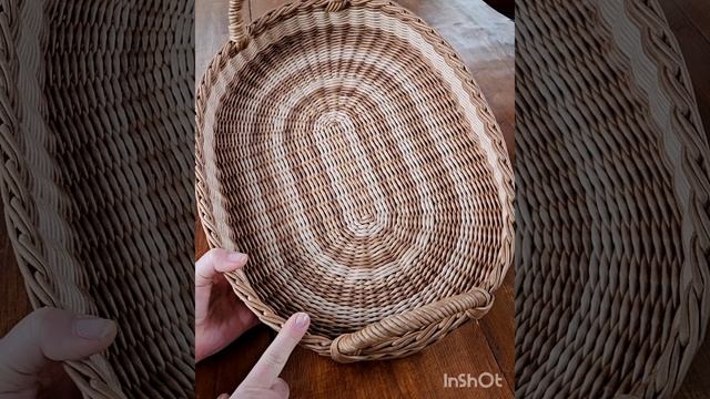 Хотите сплести очень прочный поднос?