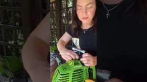 Замена свечи в бензо триммере