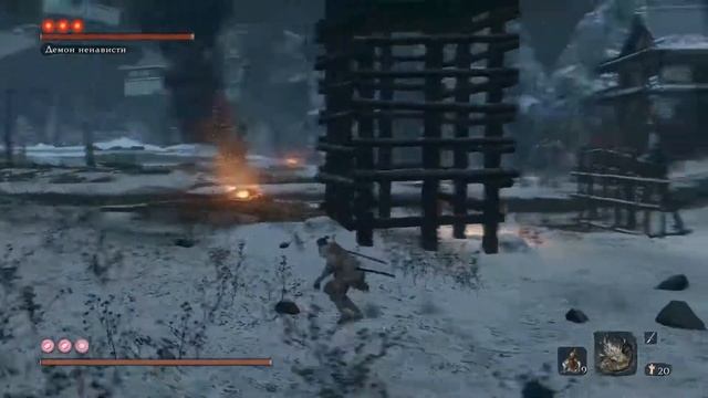 Sekiro SDT убийство Демона ненависти багом смотреть онлайн