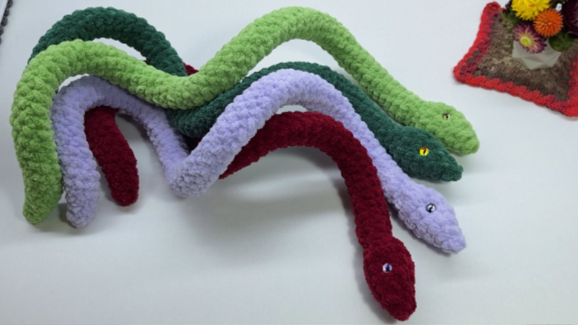 МК змея крючком Как связать змею крючком просто смотреть онлайн