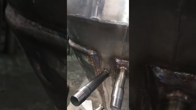 Продолжаем сборку бродильной ёмкости #сварка аргоном смотреть онлайн