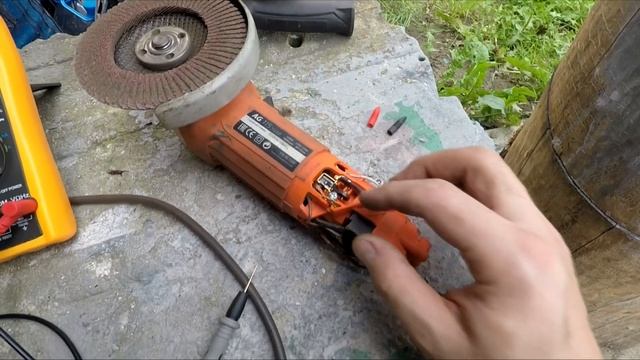 Ремонт болгарки УШМ Patriot AG 115 она же AG 120