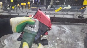 Доработка кожуха на ушм, для штробления. Способ устано