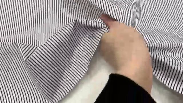 РУБАШЕЧНЫЙ ХЛОПОК БЕЛЫЙ В СИНЮЮ ПОЛОСКУ арт.9102324