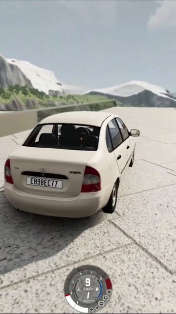 КАЛИНА ЛЕТИТ ВНИЗ ПО ЛЕСТНИЦЕ #beamngdrive#shorts смотреть онлайн