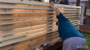 Стенка-жалюзи для террасы