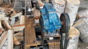 Новый редукторный дровокол