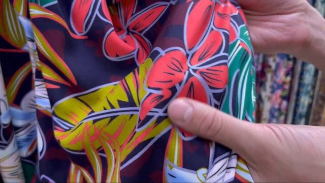 Вискоза с ярким принтом