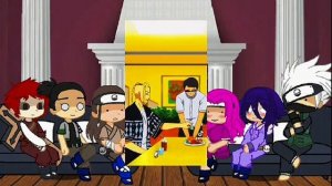 Реакция друзей Наруто на Наруто и Саске как Майки и Д(