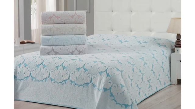 ✅ХИТ🩵 Набор полотенец и махровые покрывала  MAISON D'OR