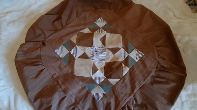 POUF Сшить пуфик /мастер класс/хобби в Греции #печворк #ш?