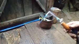 генератор для бензиновый горелки за день.